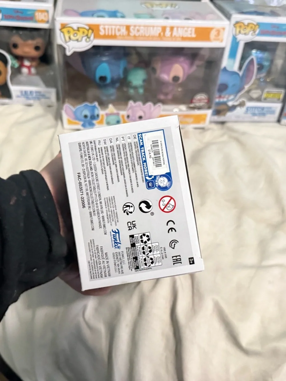 Funko Pop! Stitch, Scrump & Angel 3-Pack - Blue, Pink, Teal